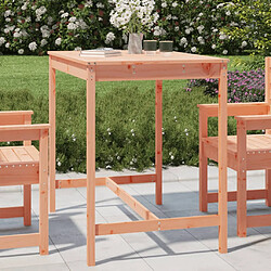 vidaXL Table de jardin 121x82,5x110 cm bois massif de douglas