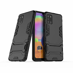 Coque en TPU garde cool avec béquille noir pour votre Samsung Galaxy A31