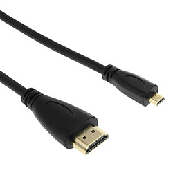 Avis Wewoo Câble micro HDMI mâle vers HDMI plaqué or, longueur: 1m