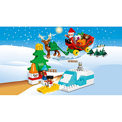 LEGO® DUPLO® Ma ville - Les vacances d'hiver du Père Noël - 10837 pas cher