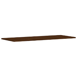 Avis vidaXL Étagères murales 4pcs chêne marron 100x40x1,5cm bois ingénierie