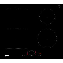 Table de cuisson induction 60cm 4 feux 6900w noir - T56FHS1L0H - NEFF