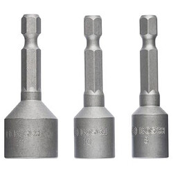 Bosch Douilles, set de 3 pièces 50 mm / 8, 10, 13 mm