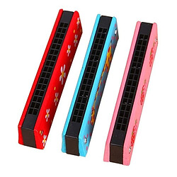 Avis Totalcadeau Harmonica en bois coloré pour enfant jeu Montessori