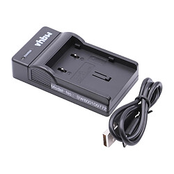 vhbw Chargeur USB de batterie compatible avec JVC GZ-MG50, GZ-MG57, GZ-MG60, GZ-MG67, GZ-MG70 batterie appareil photo digital, DSLR, action cam