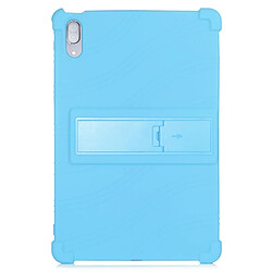 Coque en silicone avec béquille coulissante bleu clair pour votre Lenovo Xiaoxin Pad Pro 11.5 pouces