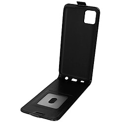 Avizar Étui Samsung Galaxy A03 Clapet Vertical Porte cartes Noir