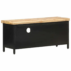 Acheter Maison Chic Meuble TV scandinave - Banc TV pour salon 90x30x41 cm Bois de manguier brut -MN14872