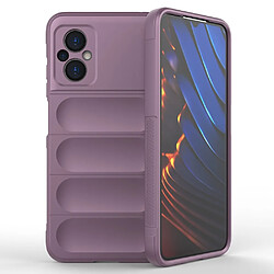 Coque en TPU anti-rayures pour votre Xiaomi Poco M4 5G/4G - violet clair