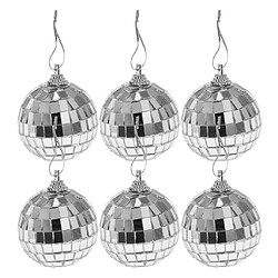 boules de noël boules babioles arbre de noël suspendus décoration 6pcs 5cm