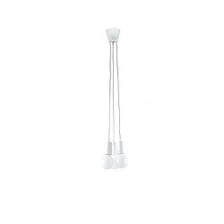 Luminaire Center Suspension DIEGO PVC blanc 3 ampoules