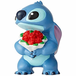 Cstore Figurine - DISNEY SHOWCASE - STITCH FLOWERS - Licence Officielle Lilo et Stitch - Enesco