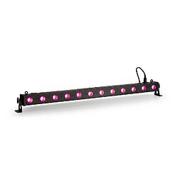 BeamZ LCB140 Barre d'effets lumineux - Jeu de lumière 12x LED 6W Controleur DMX 2 /3 /4 /8 canaux