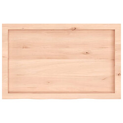 Acheter vidaXL Étagère murale 80x50x(2-4)cm bois de chêne massif non traité