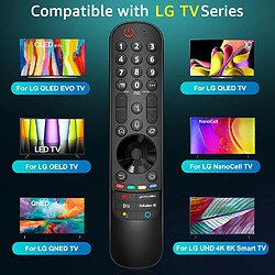 Avis SANAG Universelle Pour Lg-Magic-Smart-Tv-Telecommande, Telecommande Pour Lg Oled Evo/Oeld/Qned/Qled/Nanocell/Uhd 4K 8K Smart Tv Avec Voix Et Pointeur