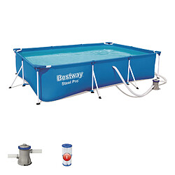 Avis Bestway Piscine tubulaire rectangulaire steel pro frame 3.00 x 2.01 x h.066 m