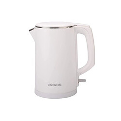 Bouilloire sans fil 1.5l 2150w blanc - BO1518CTW - BRANDT