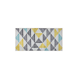 Acheter Beliani Tapis 150 x 80 cm motif triangulaire multicolore KALEN