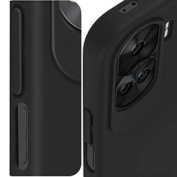 Avizar Coque pour Honor 90 Lite Semi-rigide Soft-touch Fast Cover Noir pas cher