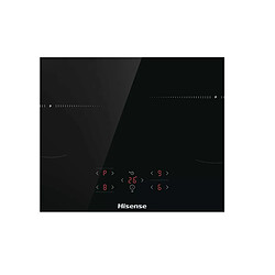 Acheter Table de cuisson induction 60cm 4 feux 7200w noir - HI6421BSC - HISENSE