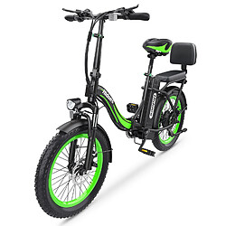 Hidoes HD-C1 Vélo Électrique - Moteur 750W Batterie 48V13AH Pneus de 20 Pouces - Vert