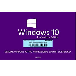 Windows 10 Pro Professionnel Licence Clé Activation - Livraison Rapide