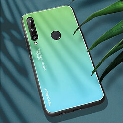 Coque en TPU dégradé de couleur cyan/bleu pour votre Huawei P40 lite E/Y7p