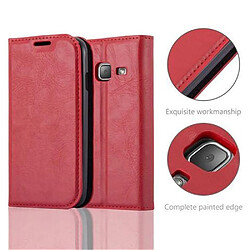 Avis Cadorabo Coque Samsung Galaxy J1 MINI Etui en Rouge