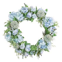 Guirlande De Pivoine Artificielle Guirlande Suspendue Fleur Porte Décoration Murale Bleu + Rose