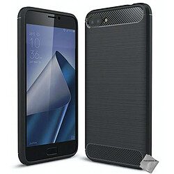 Htdmobiles Coque silicone gel carbone pour Asus Zenfone 4 Max ZC520KL + film ecran - NOIR