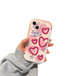 General Coque créative pour iPhone 14 Pro Max Design, coque de protection antichoc en forme de cœur pour esthétique créative, antichoc et antichute, adaptée pour les femmes et les hommes, le meilleur cadeau.