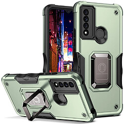 Coque en TPU anti-griffes avec béquille, vert pour votre TCL 20 XE