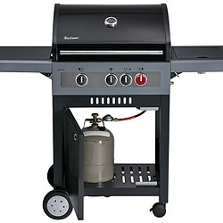 Barbecue Gaz Boston Black 3K Turbo - ENDERS - Avec SWITCH GRID- 1 Turbo Zone - 1 brûleur latéral pas cher