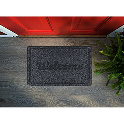 Acheter RUGSX Doormate anti-deslizamento WELCOME 2098 exterior, interior em - anthracite 50x80 cm