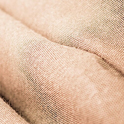 Thedecofactory COTTON LOOK - Rideau en polycoton rose nude 140x250