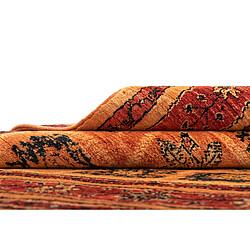 Vidal Tapis de laine 147x106 rouge Kashkuli