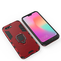 Acheter Wewoo Coque Housse de protection antichoc PC + TPU pour HuHonor 10, avec support d'anneau magnétique (rouge)