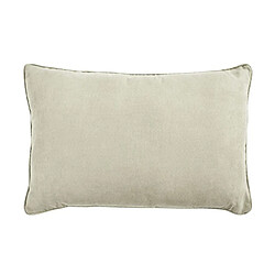 Thedecofactory SUEDEN - Coussin en suédine beige clair 60x40