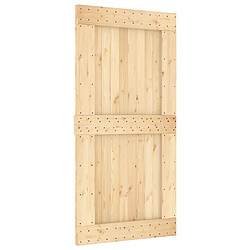 vidaXL Porte NARVIK 100x210 cm bois massif de pin