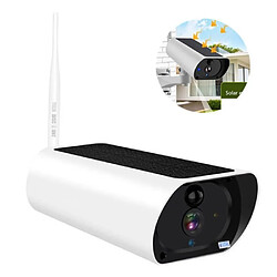 Tech Discount TD® Caméra Extérieure Étanche Solaire WiFi - 4 x zoom 1080 P HD -Vision Nocturne- Pistolet solaire- Infrarouges-Détection mouvement