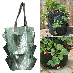 Wewoo CMD-3 sac de plantation de fraises suspendues en PE de 3 gallonssac de de fleurs horticoles vert