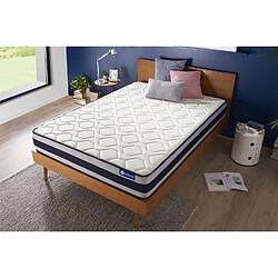 ACTISOM matelas Ressorts ensachés et Mémoire de forme ACTIFLEX ERGO 90x200 cm Maxi épaisseur 5zones de confort pas cher