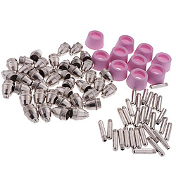 Acheter 80PCS Plasma Cutter Electrodes Torch Tips Buse Consommables Accessoires