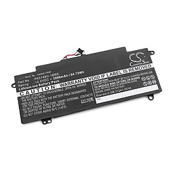 vhbw batterie compatible avec Toshiba Tecra Z50-A-13N, Z50-A-13T, Z50-A-13V, Z50-A-13X, Z50-A-140 laptop (3800mAh, 14,4V, Li-Ion, noir)