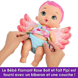 Acheter No Name Poupée FLAMANT BOIT & PIPI ROSE - MY GARDEN BABY - HPD12 avec accessoires