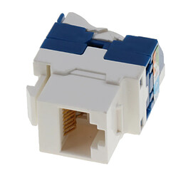 Acheter 10 Pièces Rj45 Keystone Rotatif Cat6 Ethernet PC PBT UL 94-V0 Câble Réseau Module Adaptateur