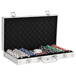 vidaXL Jeu de jetons de poker 300 pcs 11,5 g