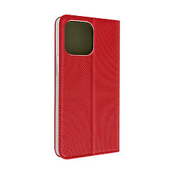 Avizar Étui iPhone 14 Pro Clapet Magnétique Porte-carte Fonction Support rouge