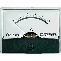 Appareil de mesure encastrable analogique VOLTCRAFT AM-60X46/5A/DC