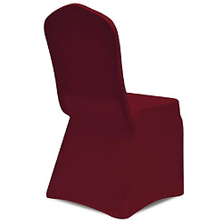 Acheter VIDAXL Housses élastiques de chaise - Bordeaux 24 pcs